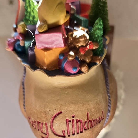 Grinch Dr. SUESS Hallmark Collectible Statue Figurine 1st Edition 1E/373 vintage - Picture 4 of 5